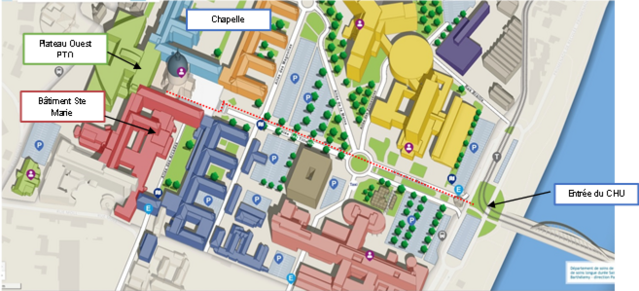 Visuel n&deg;2 pour le plan d'acc&egrave;s Journ&eacute;e Param&eacute;dicale 2019 FIRENDO