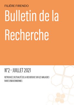 La une du 2&egrave;me bulletin "Recherche" de la fili&egrave;re FIRENDO