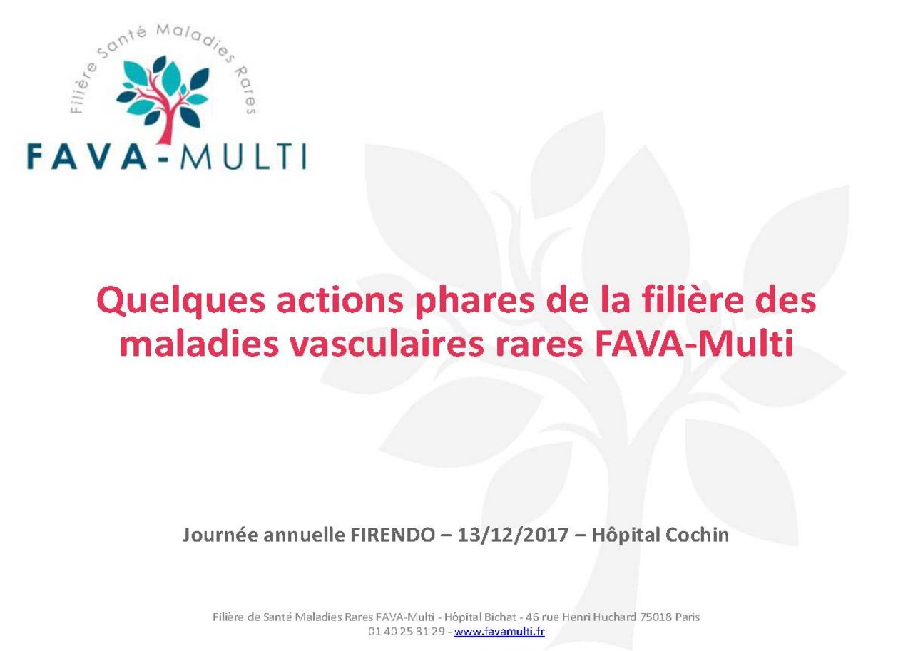 Jessica Pariente FAVA Multi Journ&eacute;e Annuelle FIRENDO 2017