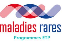 Logo Maladies Rares Minist&egrave;re de la Sant&eacute;, titre Programmes ETP