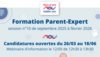 Actualit&eacute; formation parents-experts session 10