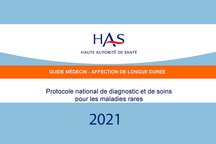 Visuel de la 1&egrave;re page remani&eacute; du Protocole national du diagnostic et de soin, version HAS
