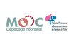 Deux logos : celui du MOOC D&eacute;pistage n&eacute;onatal et de la F&eacute;d&eacute;ration parisienne pour le d&eacute;pistage et la pr&eacute;vention de l'handicap chez l'enfant