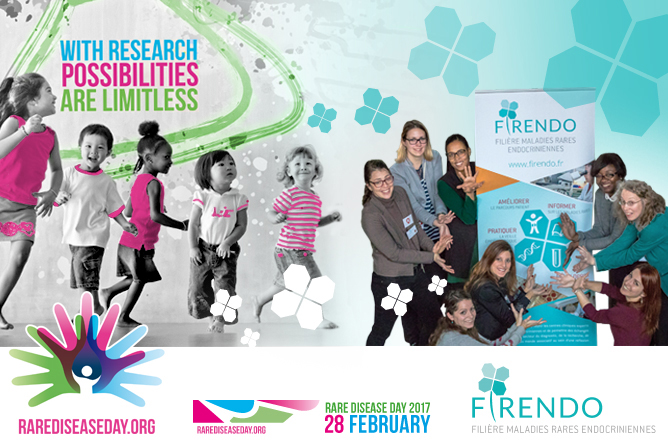 Rare Disease Day, Journ&eacute;e Maladies Rares, 2017, FIRENDO, maladies rares, endocrin, hormone, glande