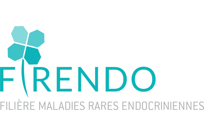 Fili&egrave;re maladies rares endocriniennes FIRENDO : logo couleur bleue